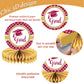 10Pcs Class Of 2023 Graduation Party Decorations 2023 Congrats Grad Honeycomb Centerpieces Congratulate Graduation Table Toppers For Graduation Party Favor Supplies(Maroon)
