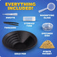 Blue Marble Gold Panning Kit For Kids - Kids Gold Mining Kit, Learn To Pan For Gold, Includes Pay Dirt With Real Pyrite Specimen