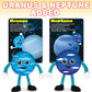 Artcreativity Bendable Planets (Set Of 11) Bendable Planet Toys For Kids, Outer Space Party Favors For Boys & Girls, Stress Relief Fidget Toy, Educational Toys For Kids, Goodie Bag Stuffers