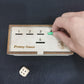 YIPPLE Penny Game - Fun Board Game for 2-6 Players, Wooden Box, Green Color, Simple & Strategic Dice Game