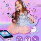 Shiningstone Kids Smart Phone for Girls, Kid Toy Phone for Toddlers, Toddler Phone with Dual Camera Puzzle Games Touchscreen, Le