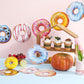Chinco 4 Pcs Donut Birthday Party Banners Donut Supplies Decorations Doughnut Grow Party Hanging Swirl Paper Cutouts Garland Kit