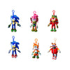 Sonic The Hedgehog Clip On Plush Toy, Series 1, Multicolor, Model SON7004, Random Selection