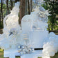 130Pcs White Balloons Garlands Kit, 18'' 12'' 10'' 5'' Different Sizes Pack White Latex Balloon Arch For Birthday Graduation Wed