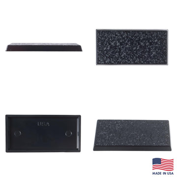 EasyPegs 25x50mm Textured Plastic Rectangular Bases Wargames Table Top Games 60 Count