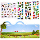 Astaron Reusable 3D Puffy Sticker Book For Kids 2-6, Cute Waterproof Insects Stickers 88 Pcs,Puffy Sticker Game Travel Stickers And Educational Sensory Learning Toy Busy Book,4 Fold-Out Scenes Choices