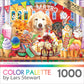 RoseArt - Color Palette - Ice Cream Parlor Pups - 1000 Piece Jigsaw Puzzle for Adults