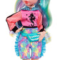 Monster High Doll, Lagoona Blue With Colorful Streaked Hair In Signature Look With Fashion Accessories & Pet Piranha Neptuna