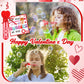 Rotatingpals 24 Set Valentines Day Gifts For Kids, Include 24 Pcs 7.9 X 0.4    Red Heart Bubble Wands With Bubbles Solution, 24
