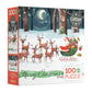 Ceaco - Glitter - Jill Howarth - TWAS The Night Before Christmas - 100 Piece Puzzle for Families - Perfect for Game Nights - Fin