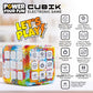 Power Your Fun Cubik Led Flashing Cube Memory Game - Electronic Handheld Game, 5 Brain Memory Games For Kids Stem Sensory Toys Brain Play Puzzle Fidget Light Up Cube Stress Relief Fidget Toy (Tie Dye)