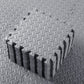 Shihanee Foam Floor Baby Tiles Foam Floor Mats Play Mats Bulk With Borders Interlocking For Kids Baby Playroom Nursery Gym (Gray