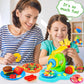 Play Color Dough Set for Kids Ages 4-8, 35PCS Kitchen Creations Noodle Playset, Art Crafts Food Modeling Play Toys for Girls Boy