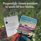 Basecamp Cards: Kids Edition Conversation Starters - 52+2 Family Friendly Unique Questions - Family Conversation Cards - Playing