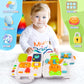Toddler Toys Age 1-2, Musical Montessori Busy Board, Early Educational Toys For 1-2 Year Old, Motor Skills Developmental Toy, To
