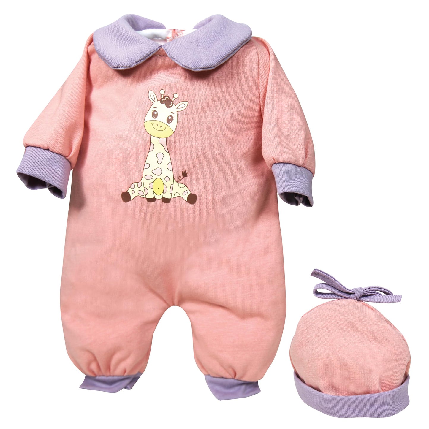 Lissi: Baby Doll Billie & Little Bear - 15'' Blue & Pink - 8 Piece Set W/Stuffed Teddy Bear, Extra Outfit, Food Accessories, Pre