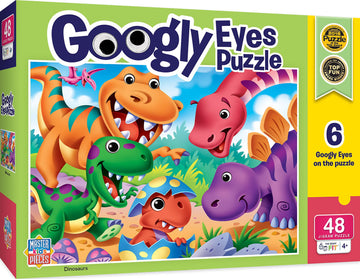 Masterpieces – 48 Piece Jigsaw Puzzle For Kids 4+ Years, Funny Christmas With Googly Eyes, Educational And Fun Game, Gift Idea For Children, 19' X 14'