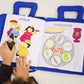 Pockets of Learning Personalized Jewish Holiday Quiet Book | Interactive Fabric Activity Book for Toddlers | 1 Count | Model 5464