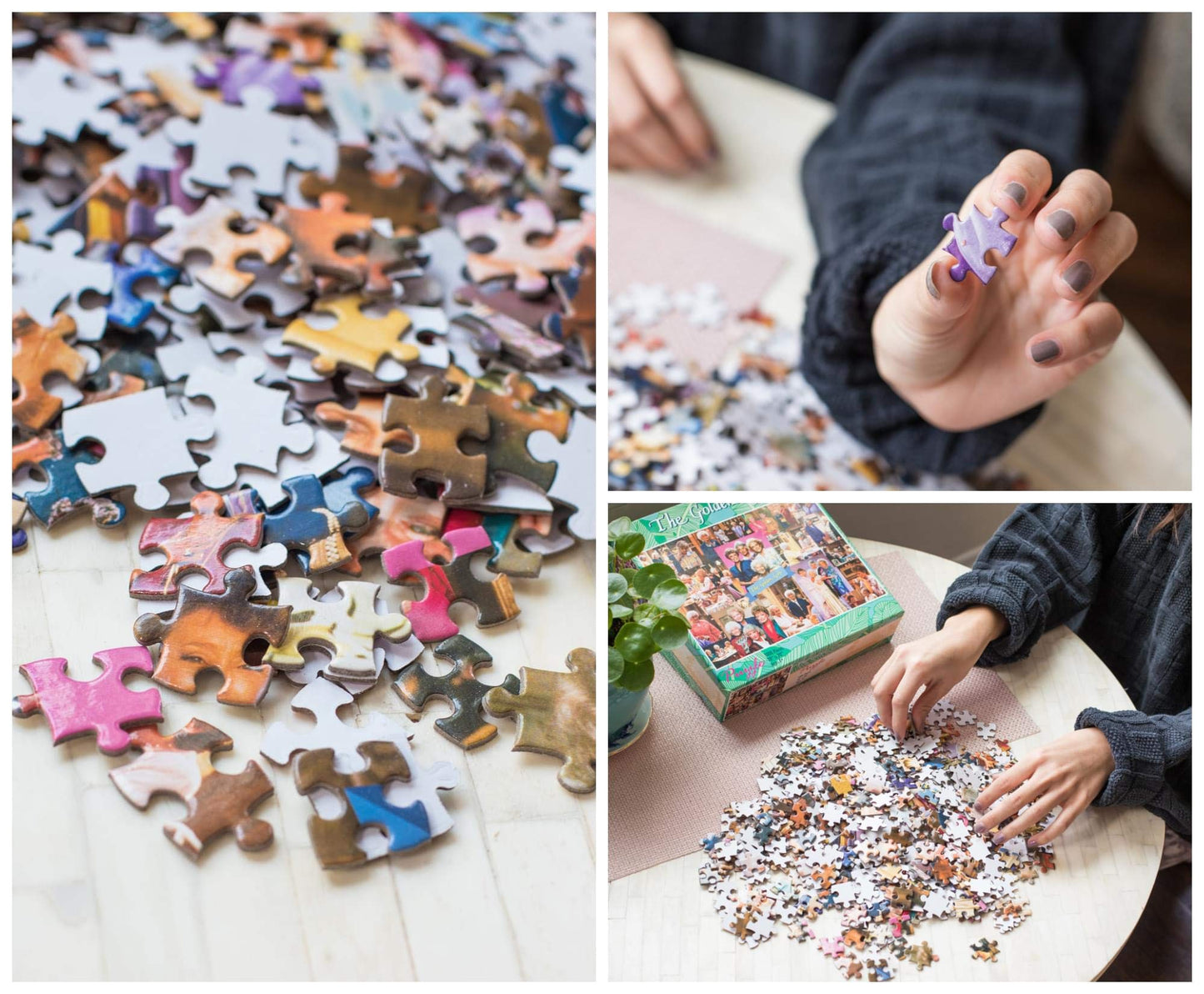 The Golden Girls Collage '80S Puzzle For Adults And Kids | 1000 Piece Jigsaw Puzzle Toy | Fun Interactive Brain Teaser For Family Game Night | 28 X 20 Inches