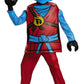 Disguise NYA Deluxe Ninjago Lego Costume - Medium/7-8 - Red/Blue - Model 98127K