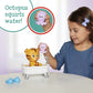 Daniel Tiger's Neighborhood Bath Time Figure - 7" Tall, Articulated, Plastic, Tiger Color with Frog Robe & Tigey Slippers (Model: B07P3H1J6