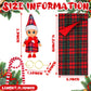 8 Pcs Christmas Elf Clothes Outfits Accessories Include Mini Doll Sleeping Bag Bathrobe Skirt Glasses Boots Red And White Striped Scarf For Christmas Stocking Stuffers Decorations