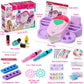 G.C Kids Nail Polish Set for Girls Toy 6-12 Years Old, Nail Art Kit Storage Desk with Nail Dryer&Hand Massage Spa Kit, Kid Manic