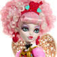 Monster High Scary Sweet Birthday Doll  Cupid Asteria in Pink and Red Party Dress with Themed Accessories Like Invite  Balloon  Gift and More