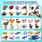 TENYEAH 30 Pack Party Favors Building Set for Kids  Mini Animals Building Block Toy  Classroom Prizes Goodie Bags Stuffer  Easter Gifts Birthday for Boy Girls Age