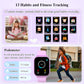 Kalinco Kids Smart Watch, No Phone Needed, Games Camera Video Pedometer Smartwatch, Music Player, Alarm, Audiostory, Torch, Step Counter, Educational Toys, Valentines Day Gifts For Kids Age 5-12