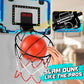Basketball Hoop Indoor With Electronic Scoreboard & Timer, Led Light Mini Basketball Hoop For Kids, Over The Door Basketball Hoo