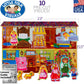 Little Folk Visuals Goldilocks & The Three Bears Felt Board Figures Set, 10 Pieces, Multicolor, Model LFV22011