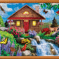 Masterpieces 750 Piece Jigsaw Puzzle For Adults And Family - Floral Falls - 18''X24''