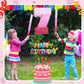 Sratte Number Piñata Pink Piñata Birthday Decorations Gradient With Stick Blindfold Confetti For Girls Boys Birthday Anniversary Party Decorations Supplies(Number 7)