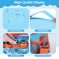 ahzske Toniebox Carrying Case - Large Blue Storage Bag, Waterproof Oxford Fabric, 14 Elastic Bands for Tonies Figures, Travel Organizer