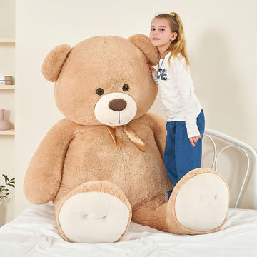 Tezituor Teddy Bear, 6Ft Giant Stuffed Animal, Human Size, Beige, For Valentine'S Day, Baby Shower, Birthday, Anniversary