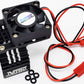 Nitro Hobbies Aluminum 540/550 Motor Heat Sink w/Cooling Fan Black