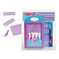 Melissa & Doug Princess Design Activity Kit - 9 Double-Sided Plates, 4 Colored Pencils, Multicolor, Model 4909