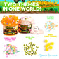 Finoclay 2 Slime Pack Clear Crystal Slime & Milky Slime Kit For Girls Boys, Create With Kids Farm Theme, Premade Slime Making Ki