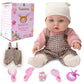 Tusalmo Baby Doll For 3 Year Old Girls & Boys, 12'' Soft Body Toddler Doll With Clothes Accessories, Birthday Gift Box Toys