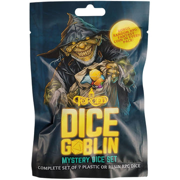 Forged Dice Co. Dice Goblin Mystery DIce Set - RPG Dice Set - DND Dice Set