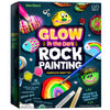 Dan&Darci Kids Rock Painting Kit - Glow In The Dark - Arts & Crafts Easter Gifts For Boys And Girls Ages 6-12 - Craft Activities Kits - Creative Art Toys For 6, 7, 8, 9, 10, 11 & 12 Year Old Kid