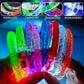 ailixinda 24 Pack Glow In The Dark LED Bracelets,Light Up Bracelets Glow Sticks,Birthday Carnival Neon Party Supplies for Kids A