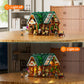 FUNWHOLE Farm-Store Lighting Building-Bricks Set, 1523 Pcs, LED Light Model F9029, Plastic for Adults and Teens