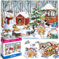 100 Piece Christmas Puzzle For Kids Ages 4-6 6-8 8-10 Christmas Ideal Gift For Boys Girls Jigsaw Puzzles 100 Pieces For Seniors(