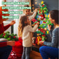 BABORUI Felt Christmas Tree for Kids with Christmas Stockings, Xmas Wall Hanging Ornaments Decorations with String Light for Tod