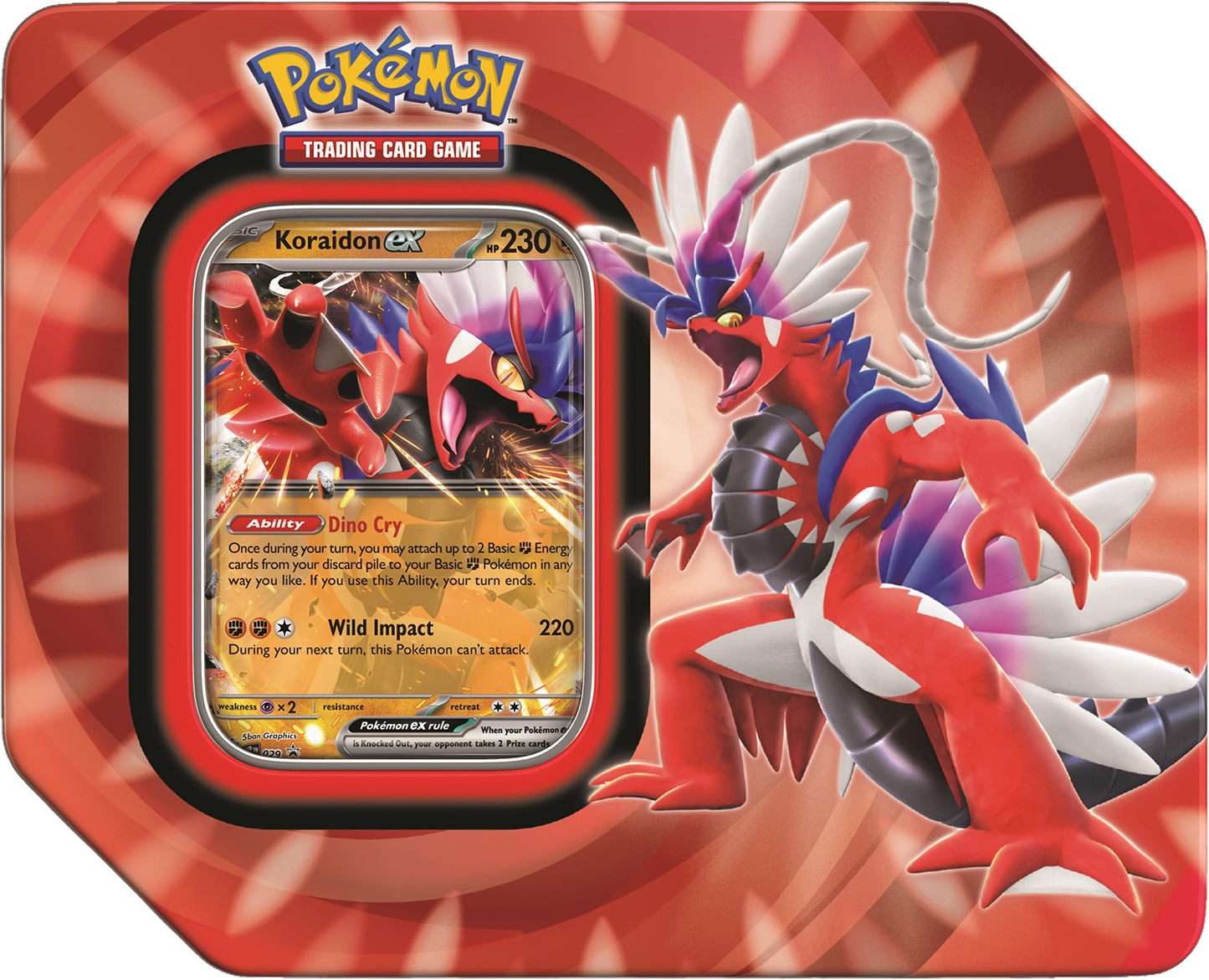 Pokemon Tcg: Paldea Legends Tin (Random Tin)