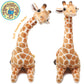 TigerHart 18 Inch Jehlani the Giraffe Plush Stuffed Animal - Multicolor Polyester