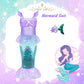 16 Pcs Princess Dress Up Clothes for Little Girl Role Play Costume Gift Set, Princess Mermaid Pretent Play Outfit Toys for Toddl