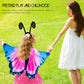 Irolewin Toddlers Kids Butterfly-Wings-Costume For Girls Halloween Costumes Fairy Butterfly Cape Rainbow Tutu Headband